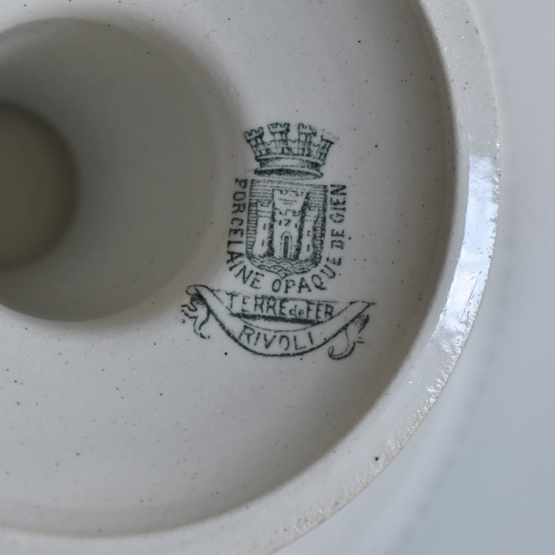 Antique Compote Dish, Gien Rivoli