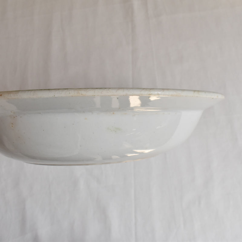 Antique Large Deep Plate, Saint-Amand & Hamage, Modern Style