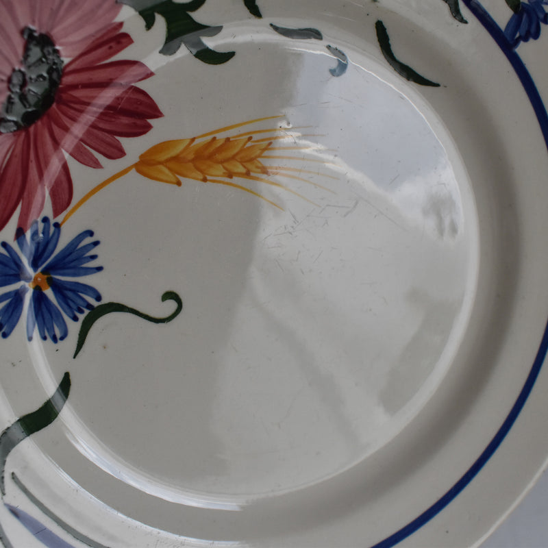 Vintage Dessert Plate Sarreguemines Messidor B