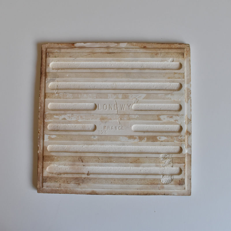 Antique Tiles: Longwy Dentelle A