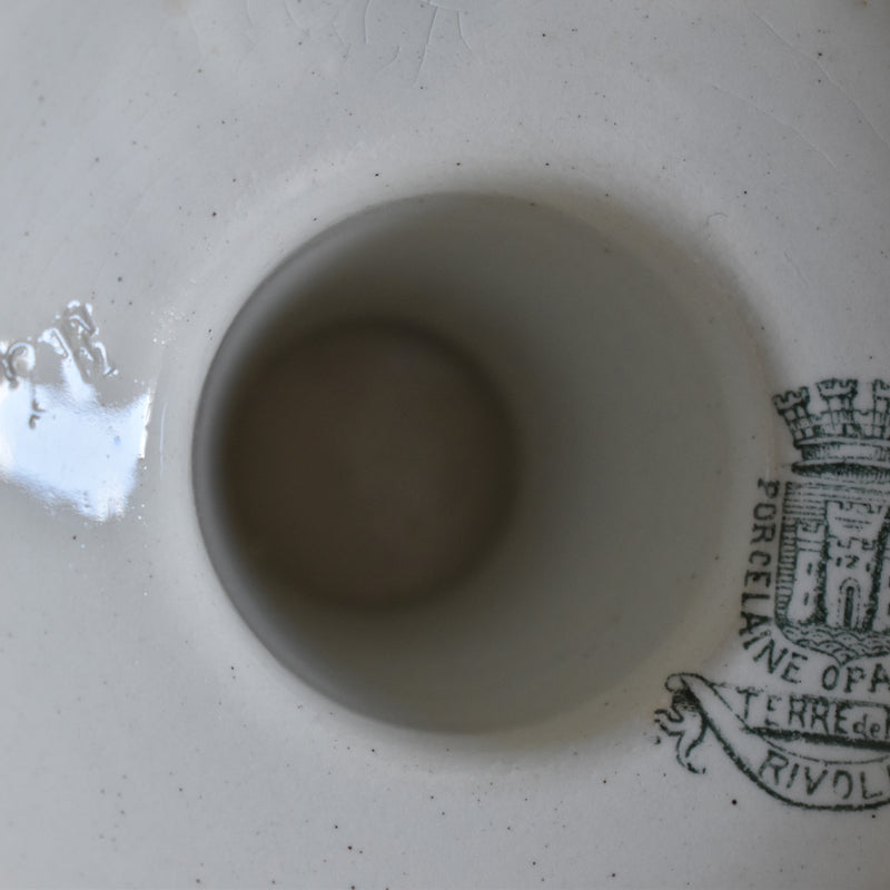 Antique Compote Dish, Gien Rivoli