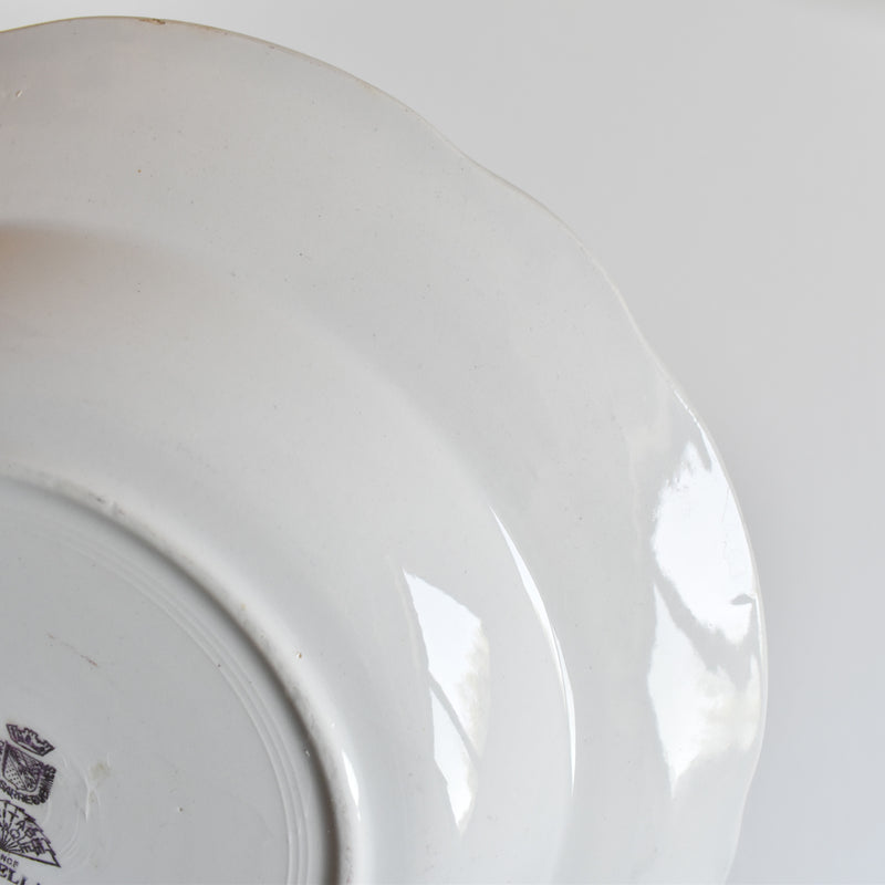 Vintage Deep Plate Digoin & Sarreguemines Graziella C