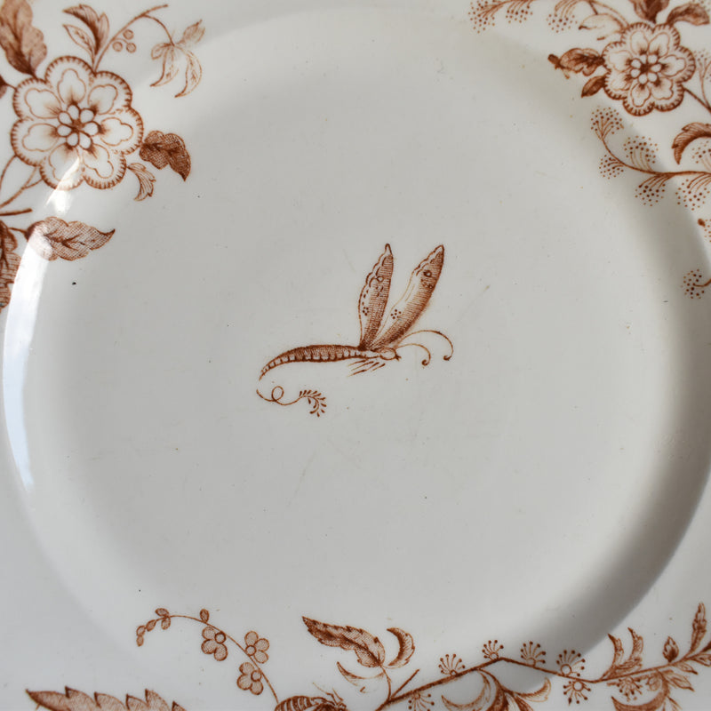 Antique Dessert Plate Salins Tunis B