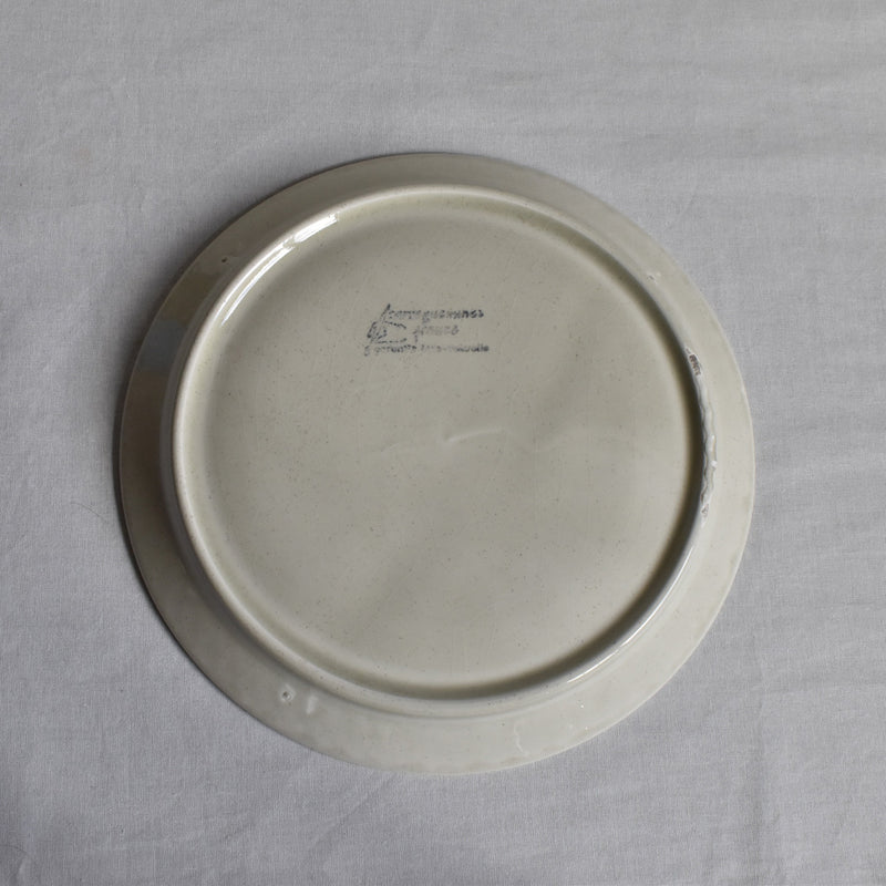 Vintage Fondue Plate Sarreguemines Chardons C