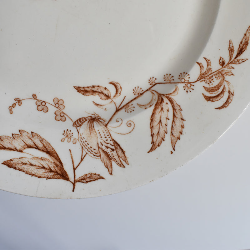 Antique Dessert Plate Salins Tunis B
