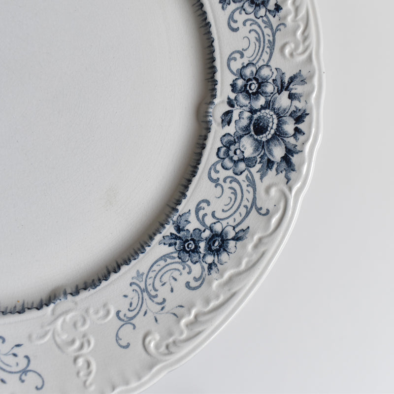 Antique Plate U&C Sarreguemines Aïda F