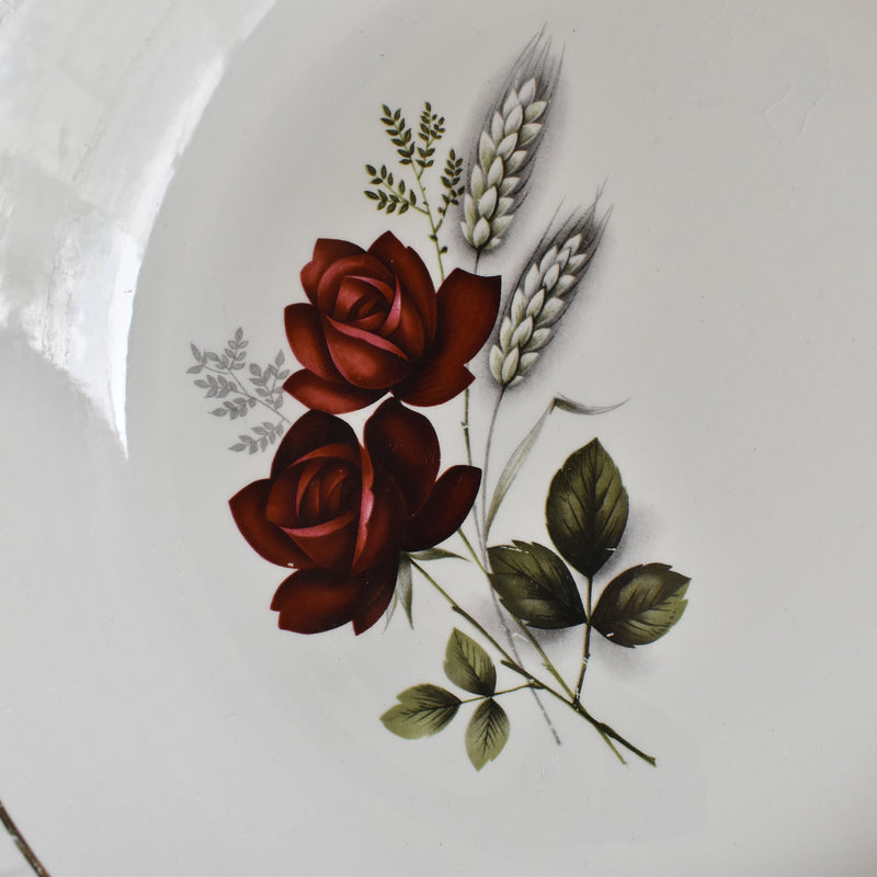 Vintage Deep Dish K&G Luneville Badonviller Rose