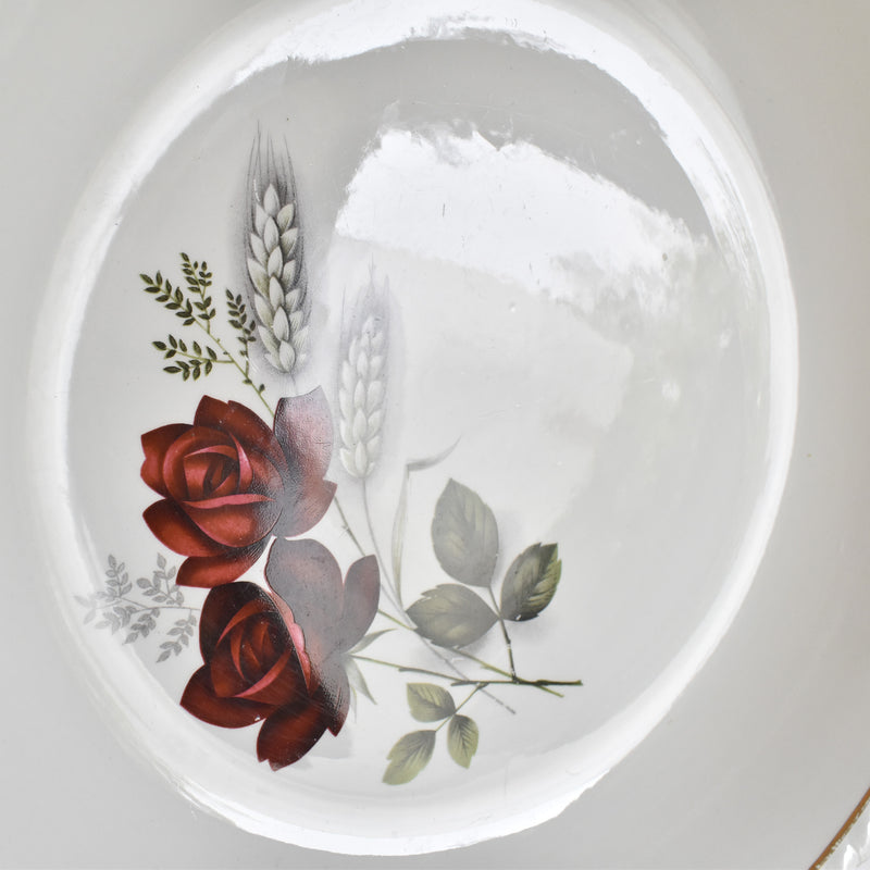 Vintage Deep Dish K&G Luneville Badonviller Rose