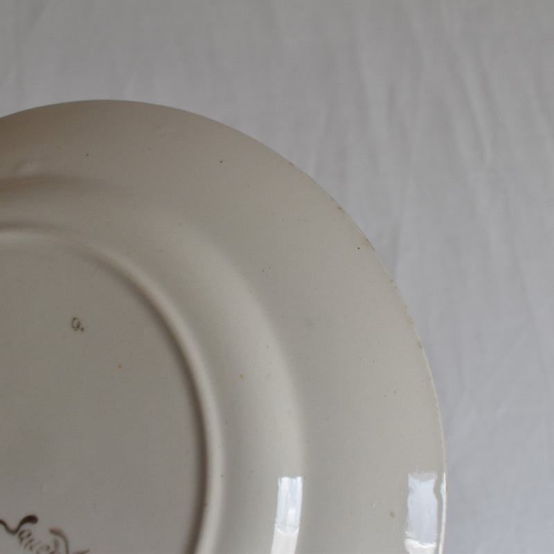 Vintage Dessert Plate Sarreguemines Messidor C