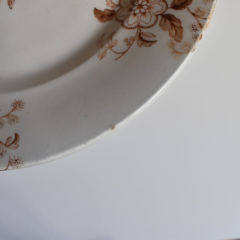 Antique Dessert Plate Salins Tunis B