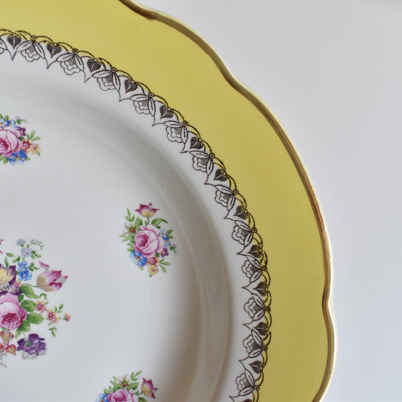 Vintage Deep Plate Digoin & Sarreguemines Graziella C