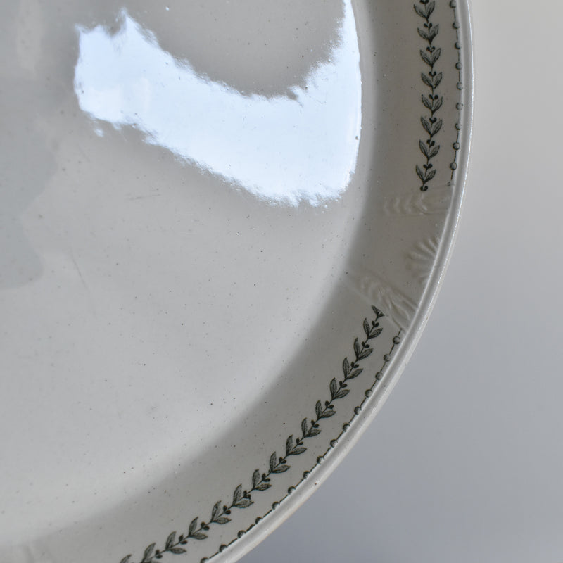 Antique Compote Dish, Gien Rivoli