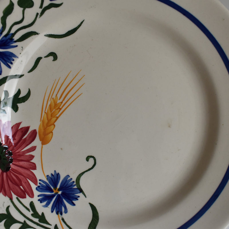 Vintage Dessert Plate Sarreguemines Messidor C