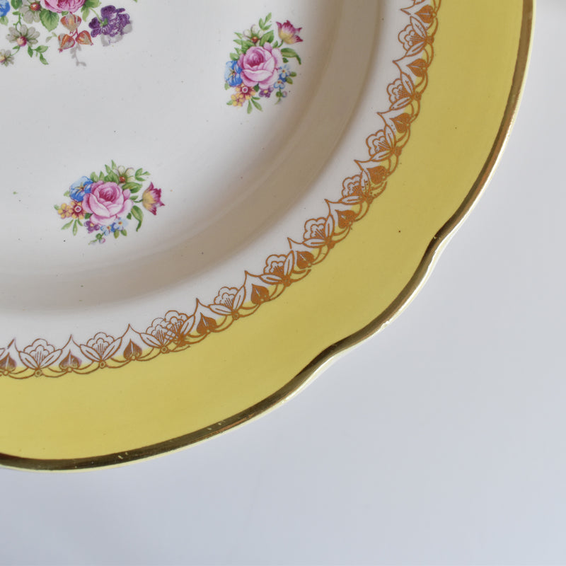 Vintage Deep Plate Digoin & Sarreguemines Graziella C