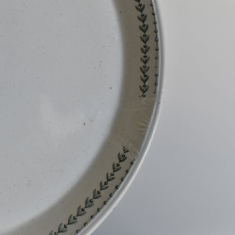 Antique Compote Dish, Gien Rivoli