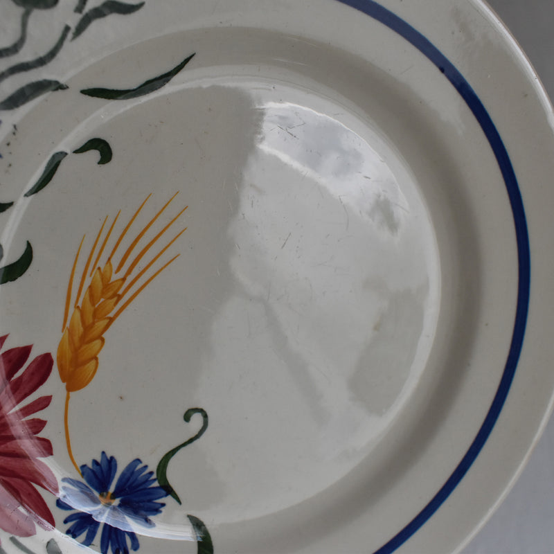 Vintage Dessert Plate Sarreguemines Messidor C