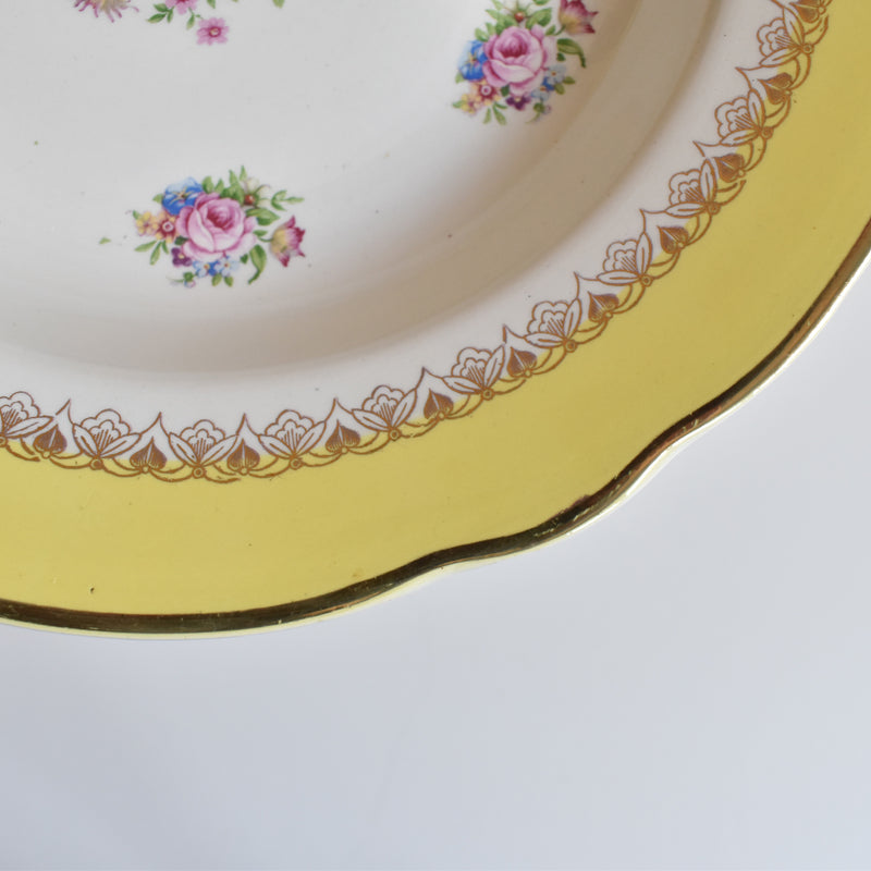 Vintage Deep Plate Digoin & Sarreguemines Graziella C