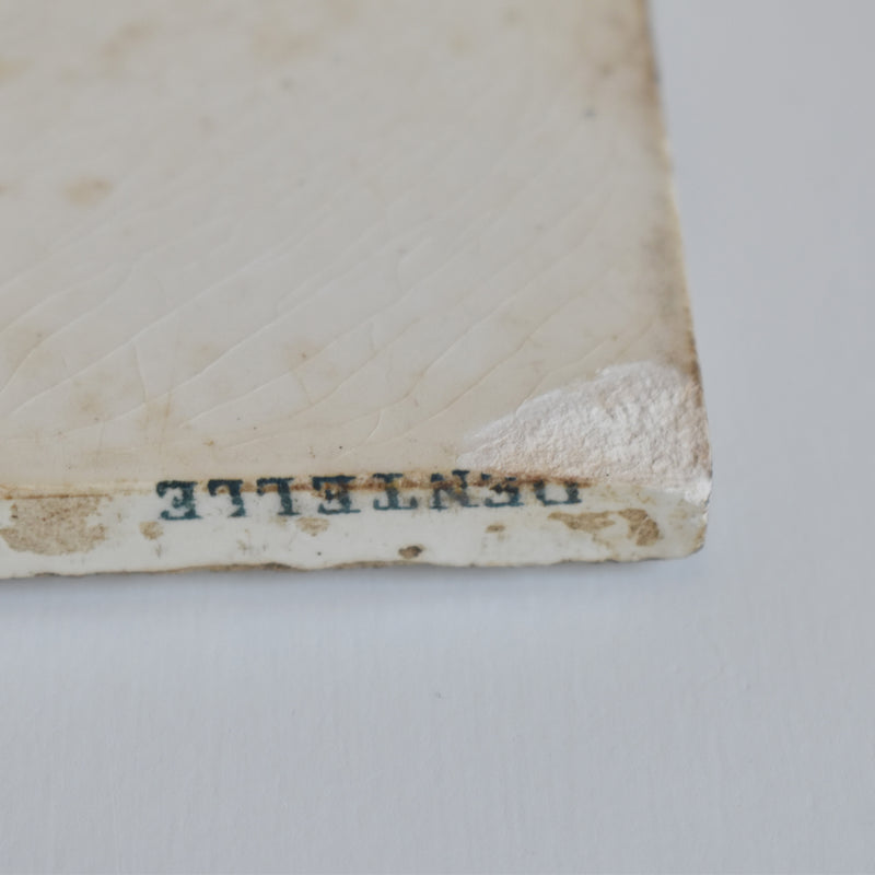 Antique Tiles: Longwy Dentelle A