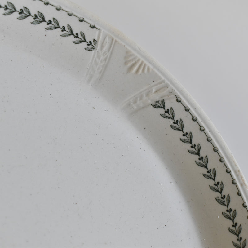 Antique Compote Dish, Gien Rivoli