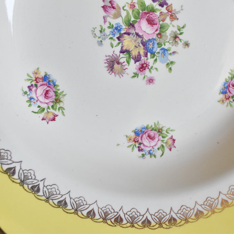 Vintage Deep Plate Digoin & Sarreguemines Graziella C