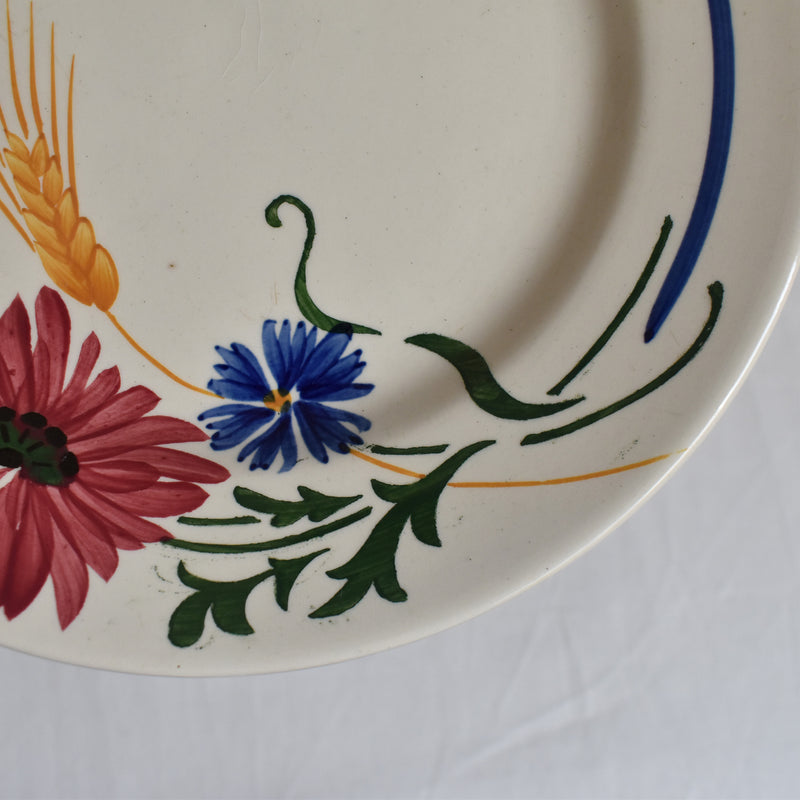 Vintage Dessert Plate Sarreguemines Messidor C