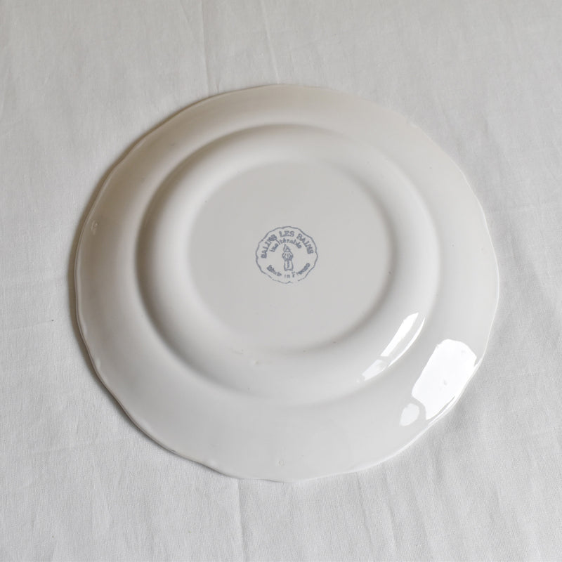 ヴィンテージデザートプレート サラン 花リム D