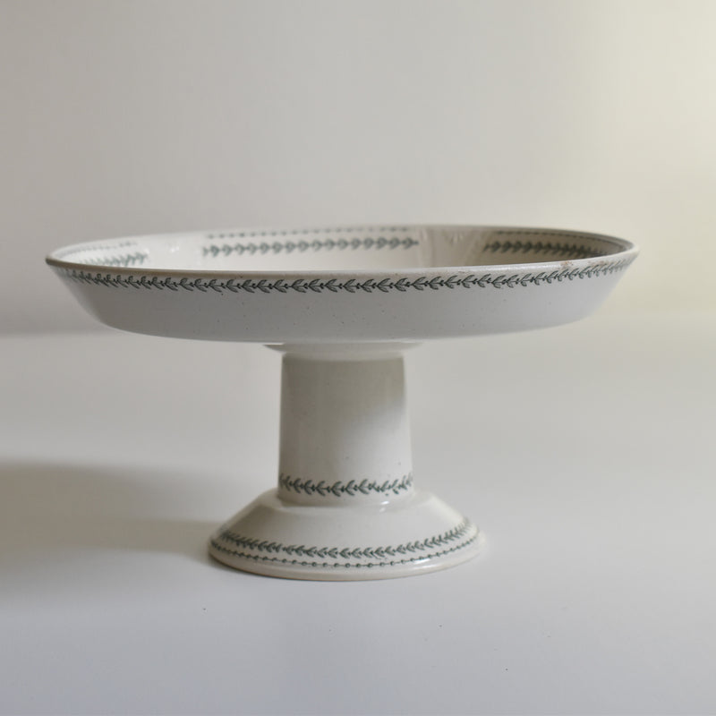 Antique Compote Dish, Gien Rivoli
