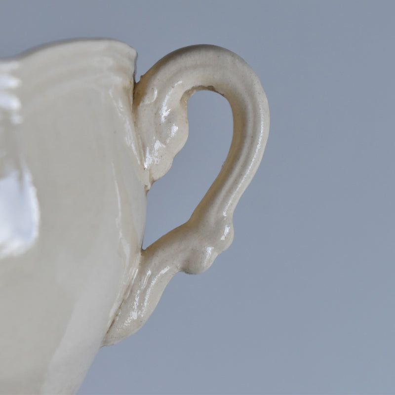 Vintage Tea Cup & Saucer, Floral Rim E
