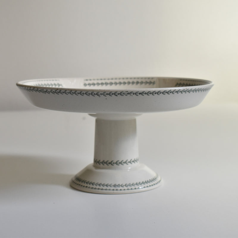 Antique Compote Dish, Gien Rivoli