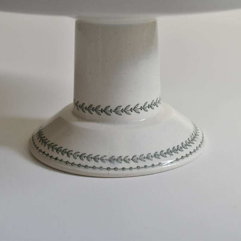 Antique Compote Dish, Gien Rivoli