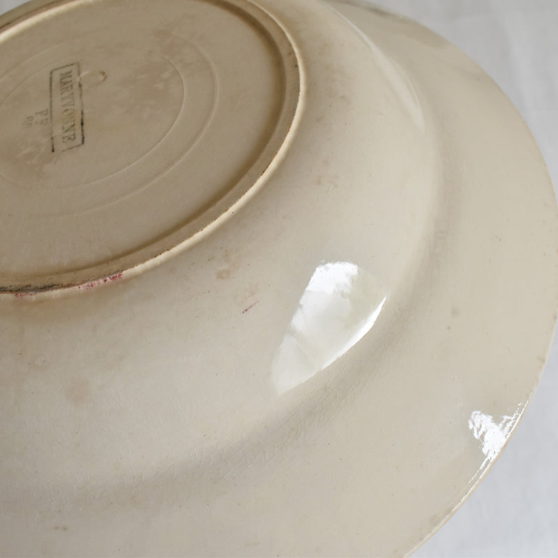 Vintage Large Deep Plate FF (Pexonne) Maryvonne