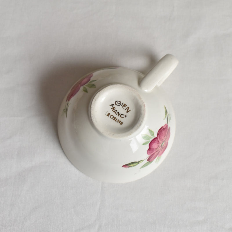 Vintage Cup Gien Rosine A
