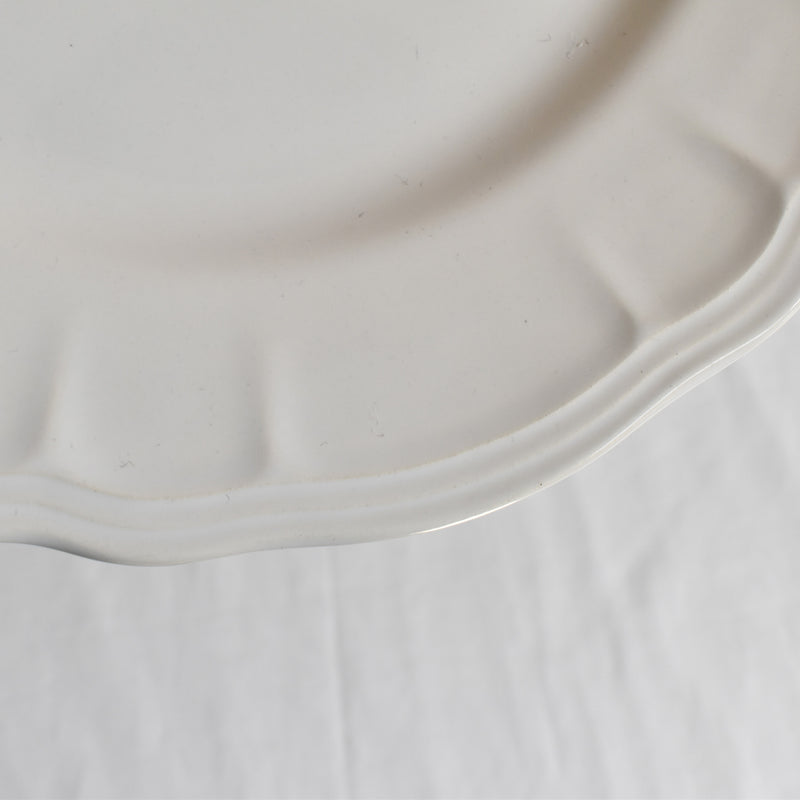 ヴィンテージデザートプレート サラン 花リム D