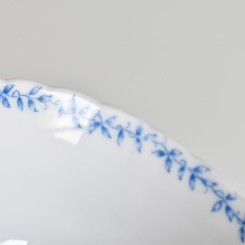 Antique Cup Sarreguemines Perles Fleurs Bleues A