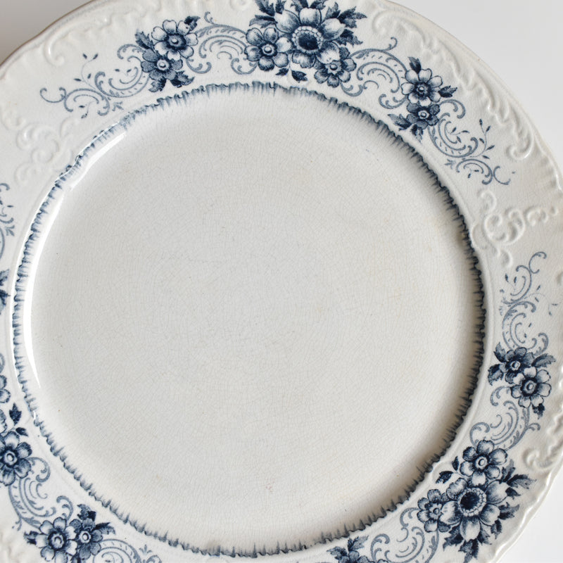 Antique Plate U&C Sarreguemines Aïda G