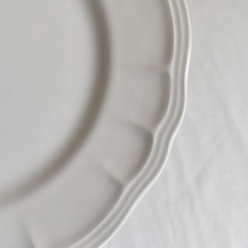 ヴィンテージデザートプレート サラン 花リム D