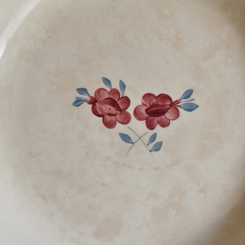 Vintage Large Deep Plate FF (Pexonne) Maryvonne