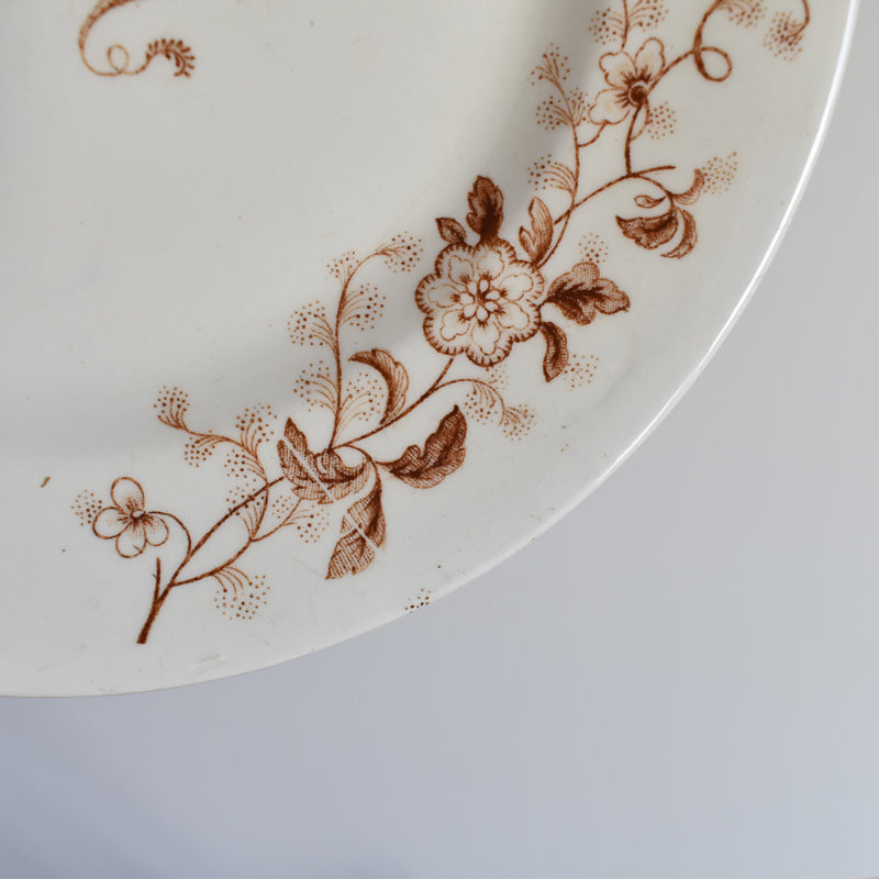 Antique Dessert Plate Salins Tunis C