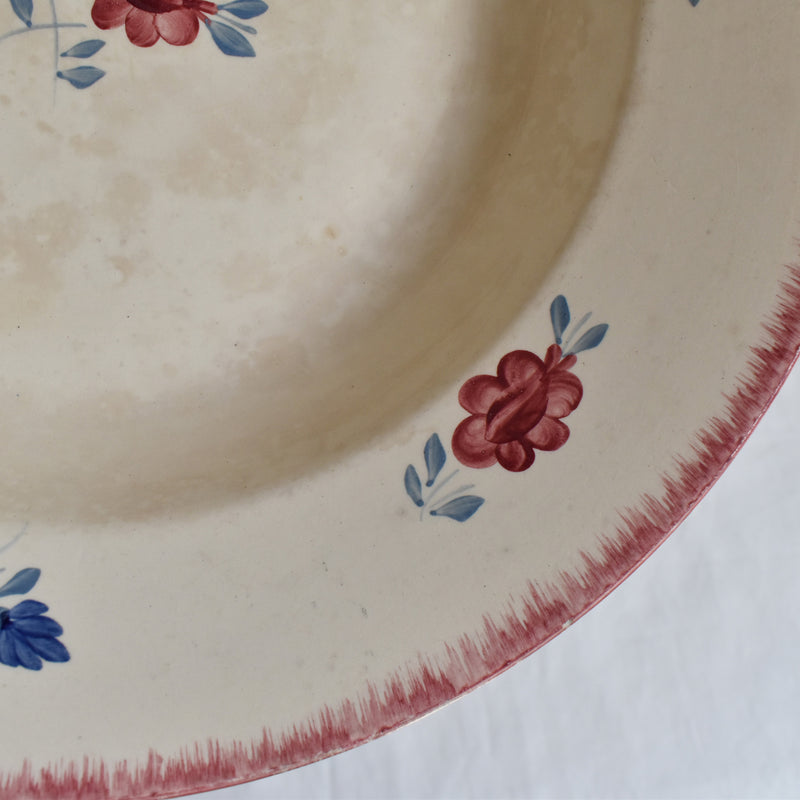 Vintage Large Deep Plate FF (Pexonne) Maryvonne