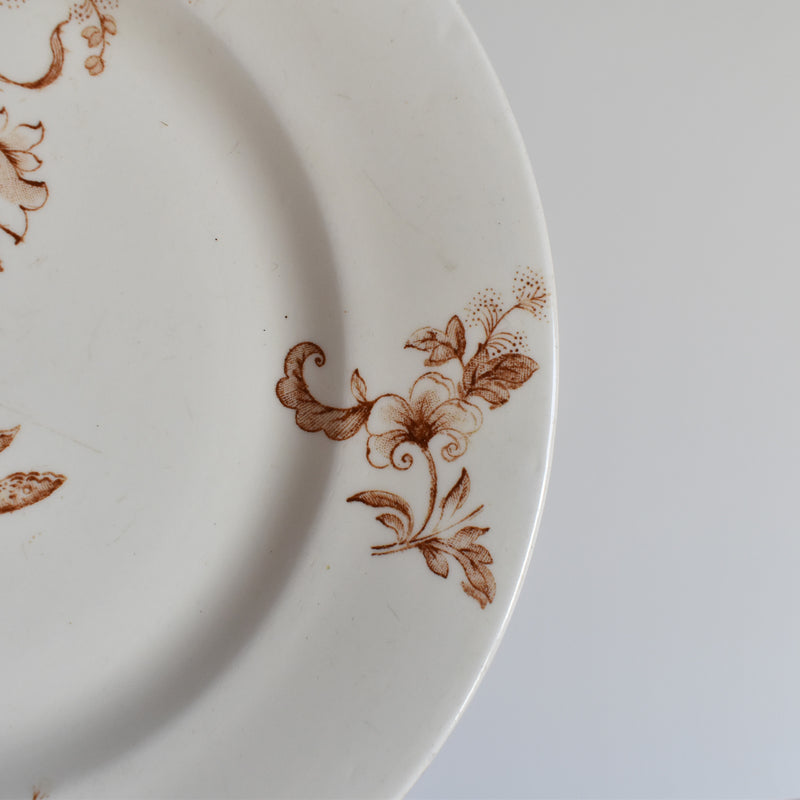 Antique Dessert Plate Salins Tunis C