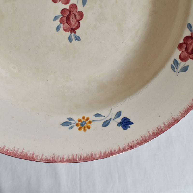 Vintage Large Deep Plate FF (Pexonne) Maryvonne