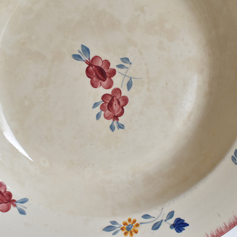 Vintage Large Deep Plate FF (Pexonne) Maryvonne