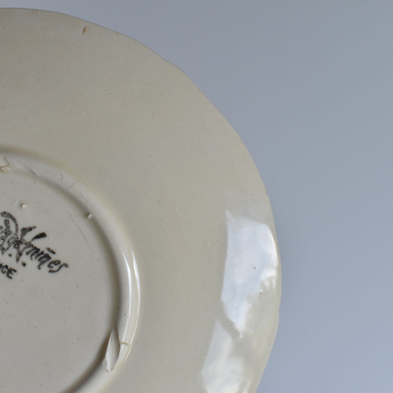 Vintage Teacup & Saucer, Floral Rim F