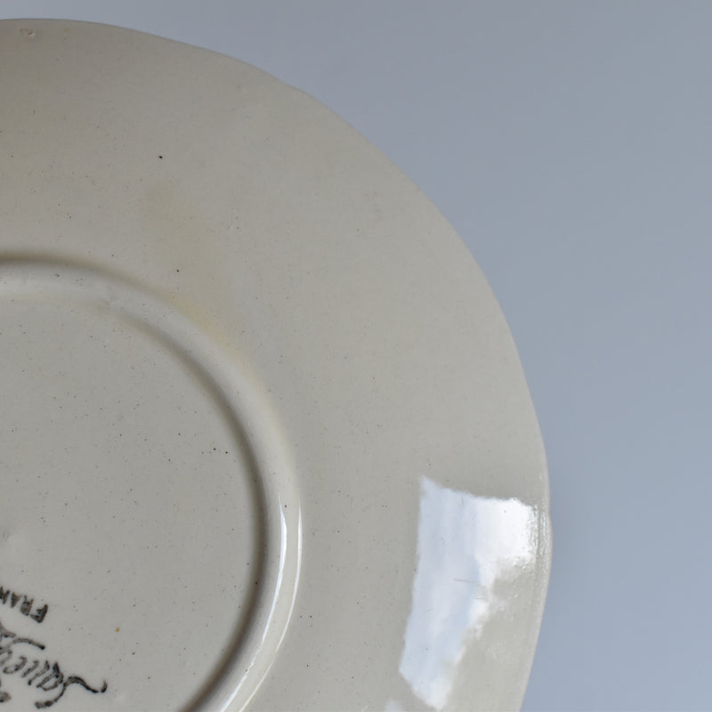 Vintage Teacup & Saucer, Floral Rim F