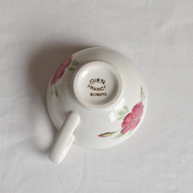 Vintage Gien Rosine B Cup