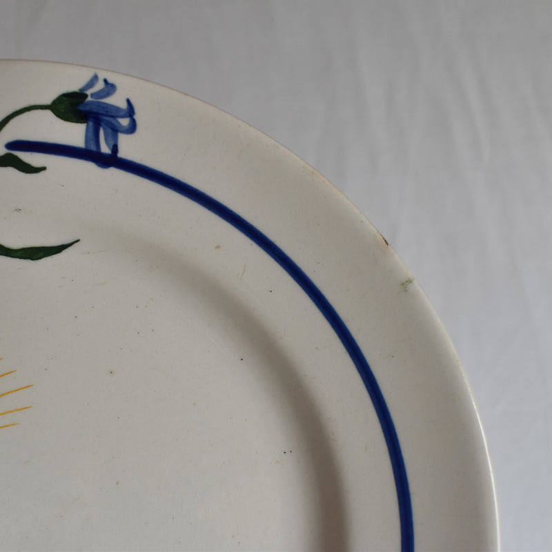 Vintage Dessert Plate Sarreguemines Messidor E
