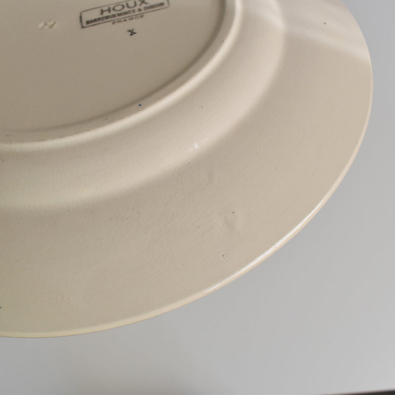 Vintage Round Platter, Digoin & Sarreguemines Houx
