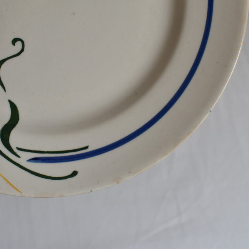 Vintage Dessert Plate Sarreguemines Messidor E