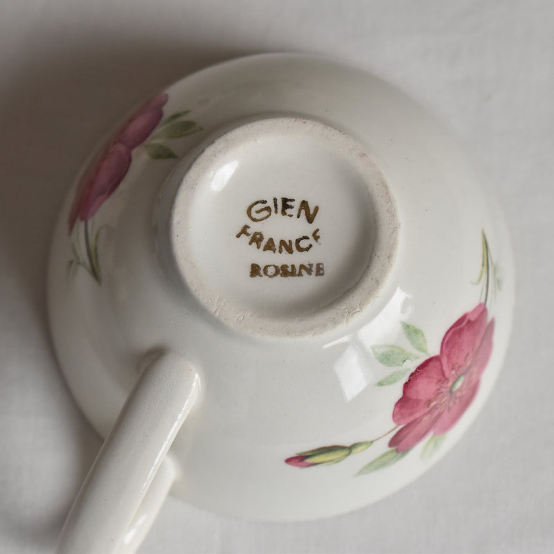 Vintage Gien Rosine B Cup