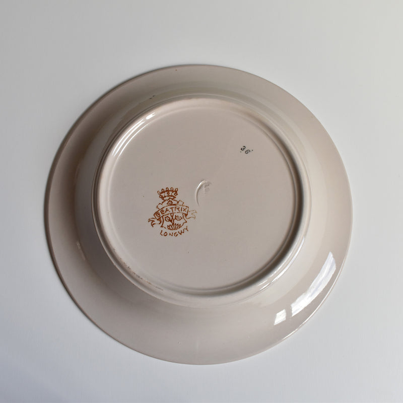 Antique Deep Plate Ronwit Beatrix A